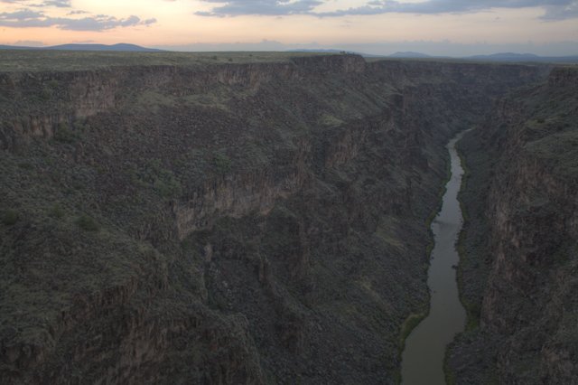 Sunset over the Majestic Canyon