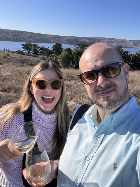 Wine Tasting Moment at Hog Island Oyster Co.