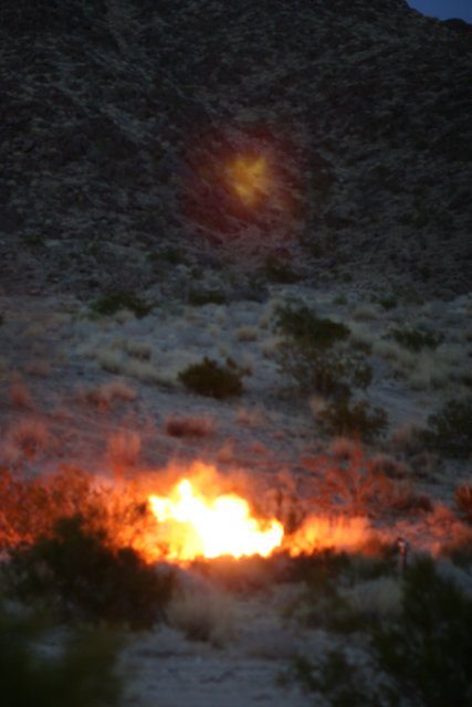 Desert Bonfire