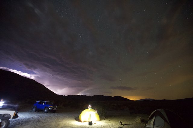 Lightning Show in the Desert