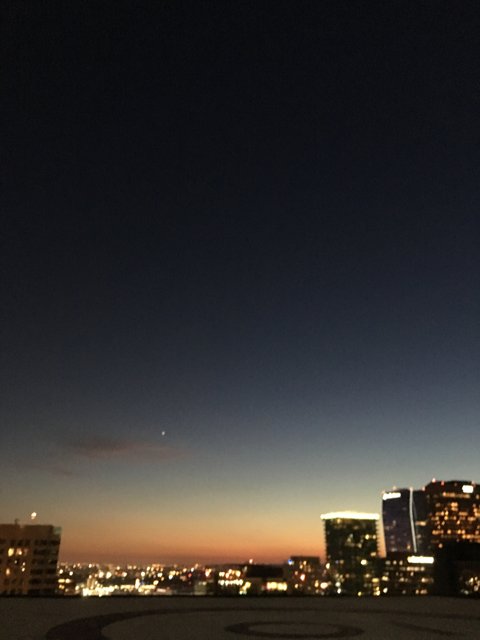 Sunset Over the L.A. Skyline