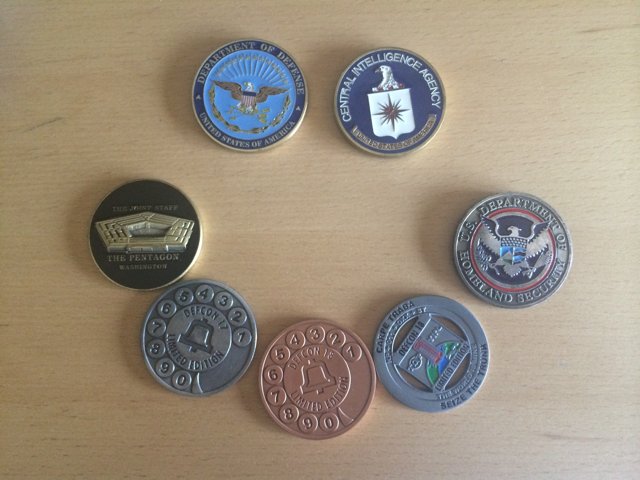 Military Coins Circle Emblem