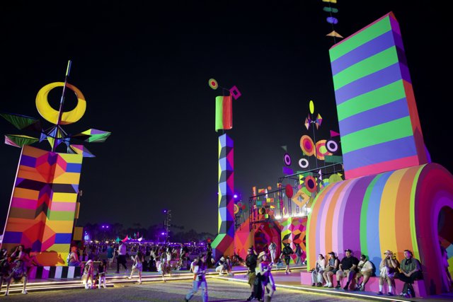 Vibrant Nights at Coachella 2024