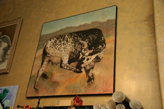 Bull's Artistic Portrait