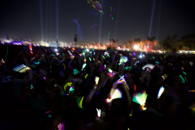 Glowing Nightlife at Coachella 2011