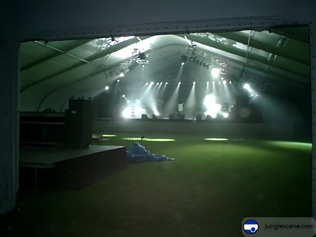 Illuminated Concert Tent at Coachella