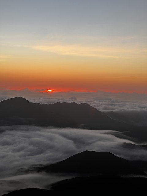 Dawn Breaks Over Haleakalā