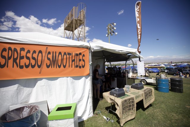 Spresso Smoothies Under the Coachella Tent