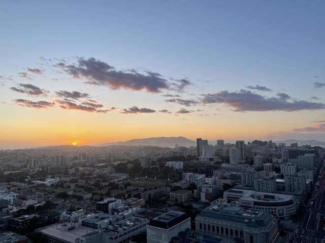 San Francisco Cityscape at Sunset
