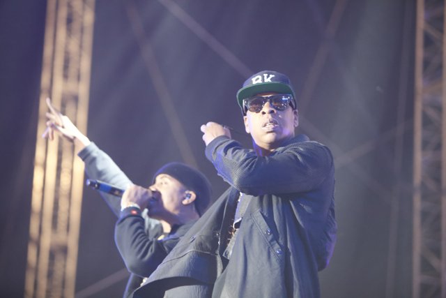 Jay-Z Takes the Stage with a Friend