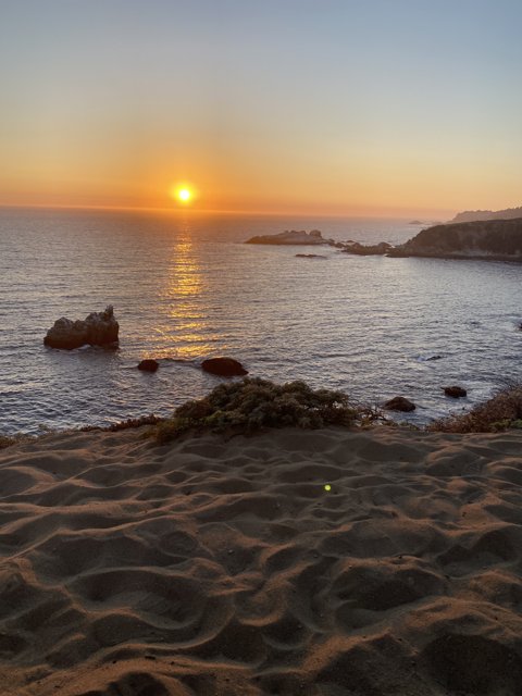 Magical Sunset over Jenner Beach