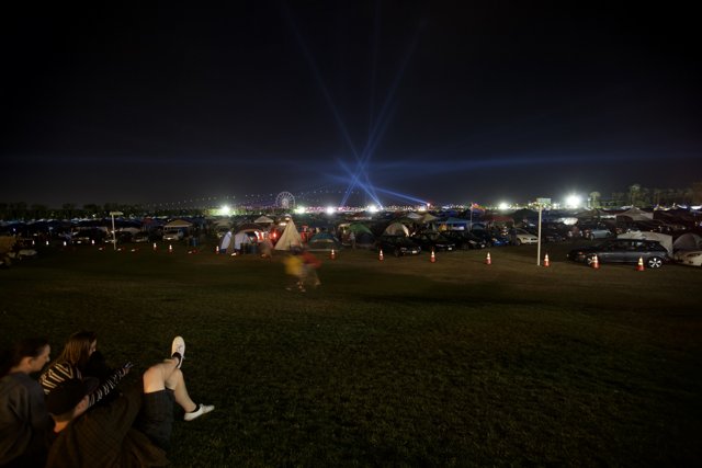 Illuminated Gathering on the Grass