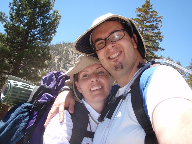 Hiking Couple Selfie in San Gorgonio Wilderness