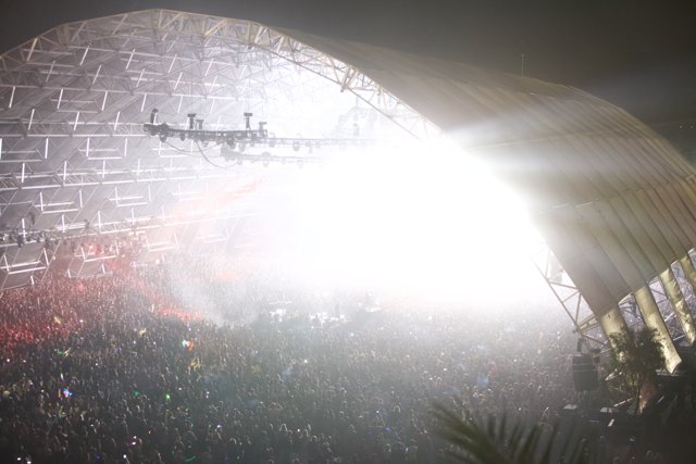 Lights and Crowds at Coachella 2015