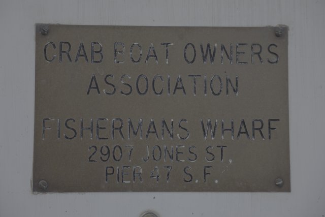 Crab Cat Owners Association Building Sign