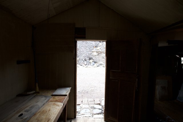 The Wooden Door of the Countryside Room