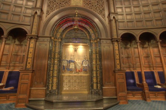 The Majestic Entrance of the Temple of Israel