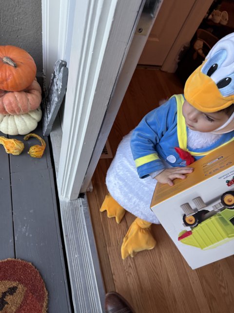 Little Duckling's Halloween Adventure