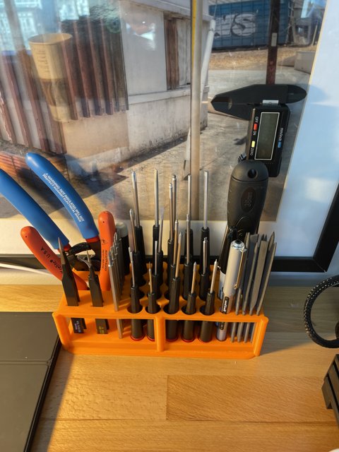 Tool Holder with a Variety of Instruments