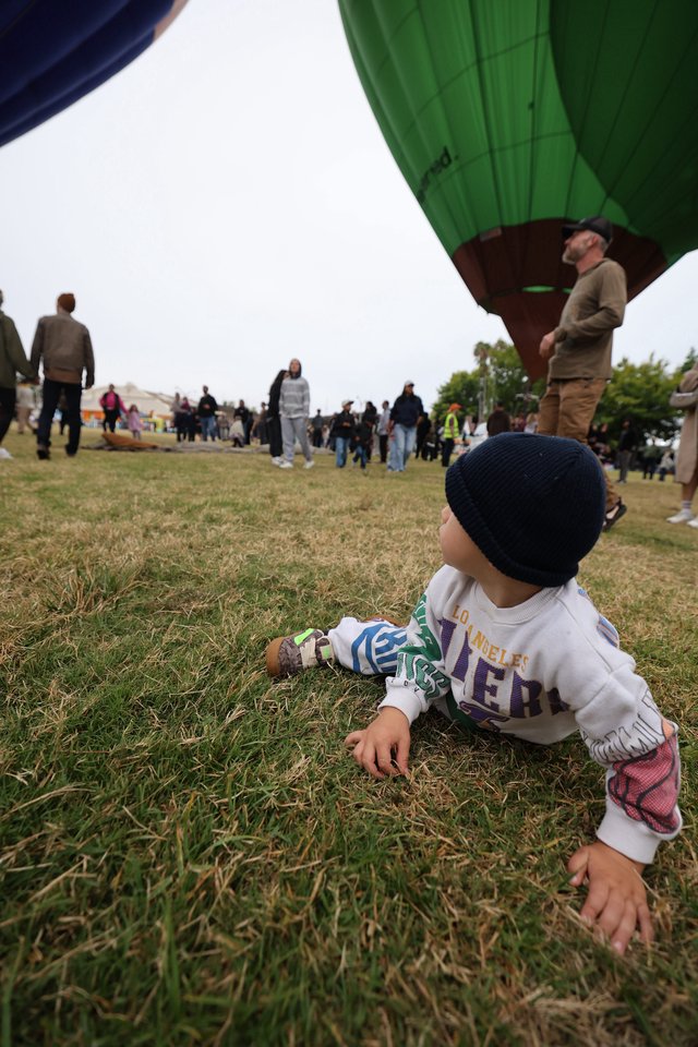 Baby's First Balloon Festival: A Ground-Level Wonder