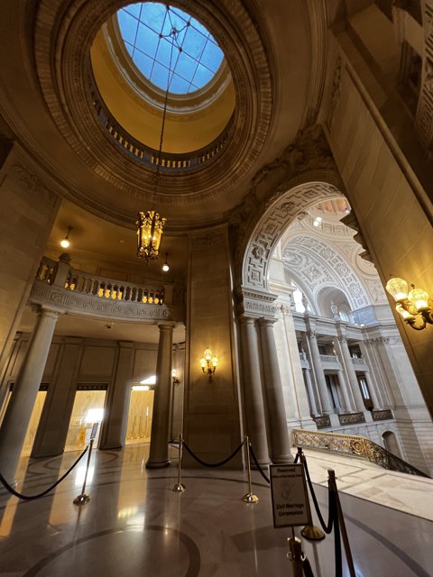 Circular Ceiling in San Francisco City Hall
