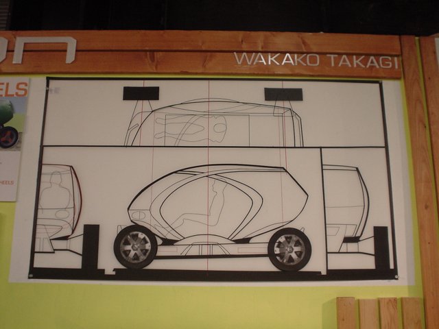 Wall Art: A Drawing of a Car