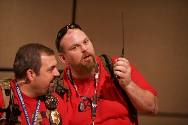 Cell Phone Selfie at Defcon 17