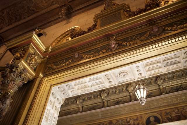 The Stunning Ceiling of the Grand Opera House in New York City