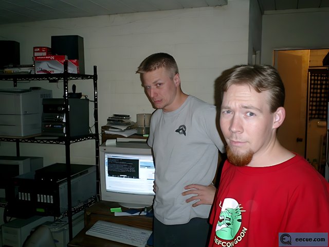 Two Men Collaborating on a Computer Task
