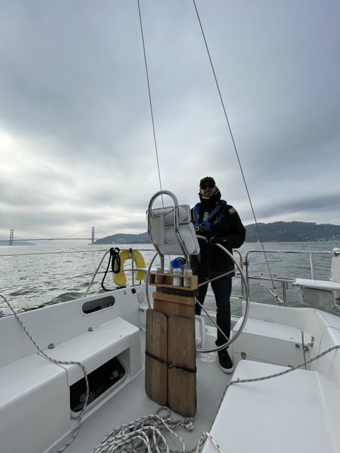 Aboard the Yacht in San Francisco Bay