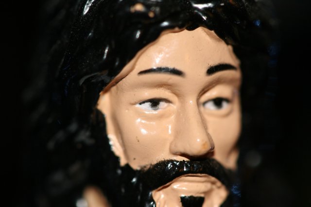 Jesus Figurine Close-Up