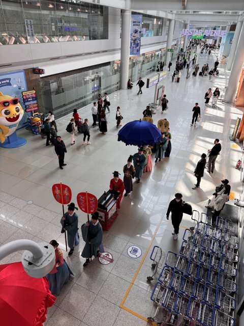Hurried Hustle at Incheon International Airport