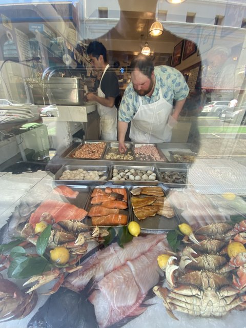 Seafood Display at San Francisco Restaurant