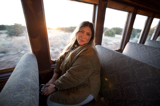 Golden Hour River Cruise Portrait at Sunset