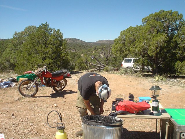 Motorcycle Maintenance in the Great Outdoors