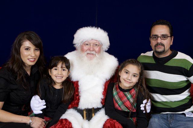 A Merry Family Christmas with Santa