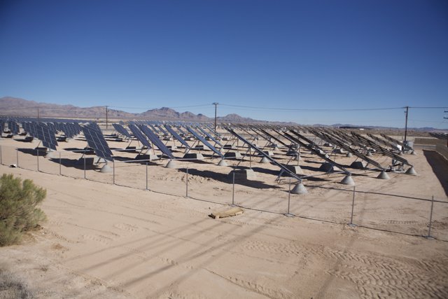 Nellis Solar Panels in the Glorious Desert