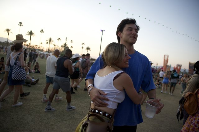 Sunset Embrace at Coachella 2024