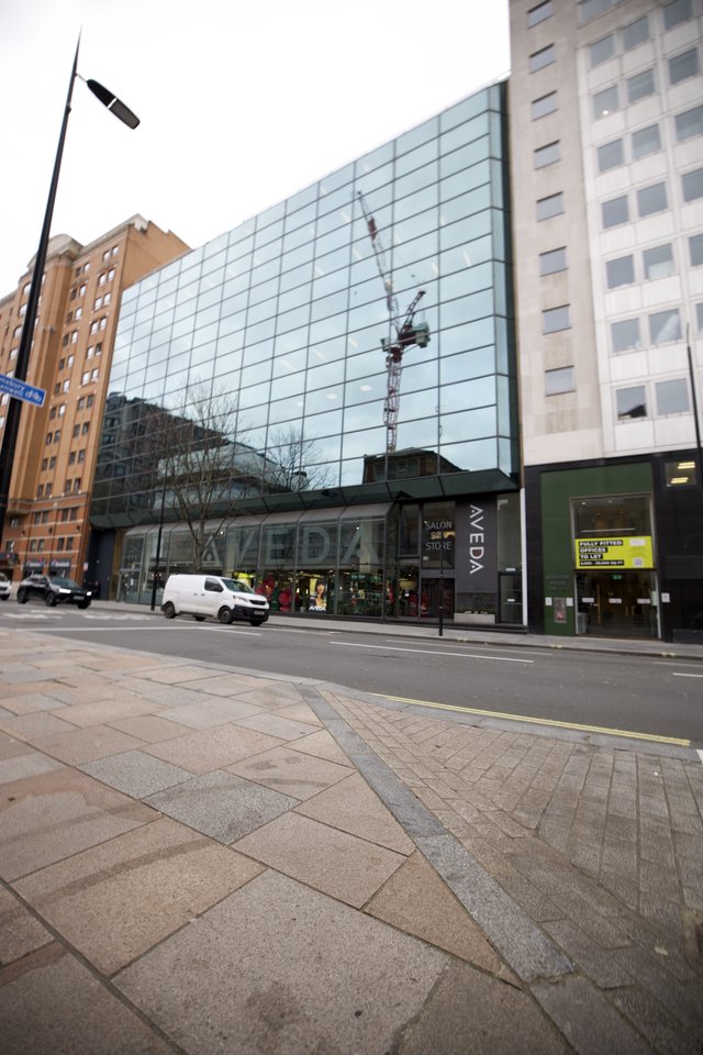 Modern Glass Architecture on London Street