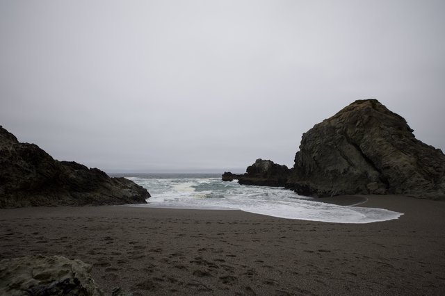 Moody Cove at Dusk on the California Coast