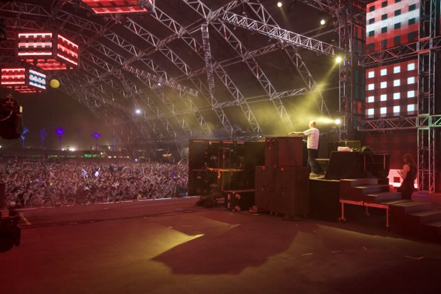 Coachella Rocks with DJ on Stage