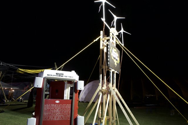 Windmill on a Telephone Pole