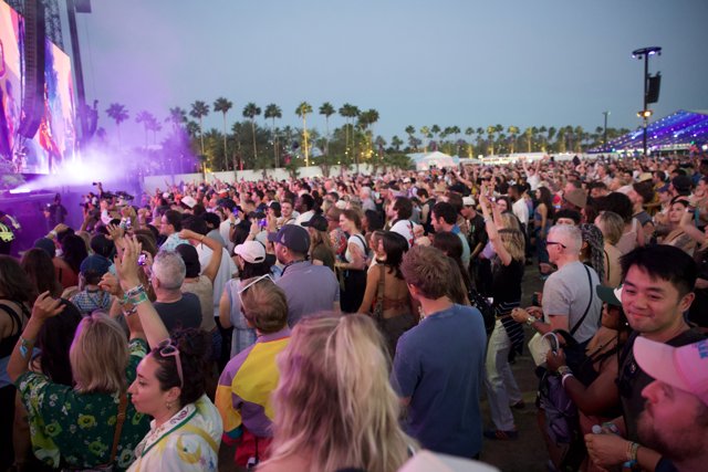Electric Evenings: Coachella 2024 Crowds