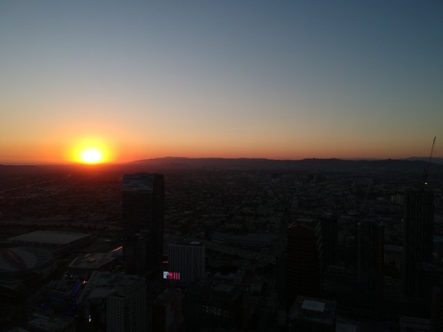 Los Angeles Sunset Skyline