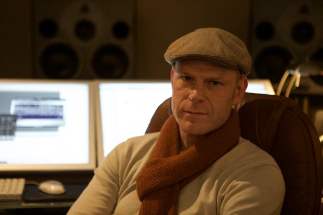 Junkie XL Working on His Computer