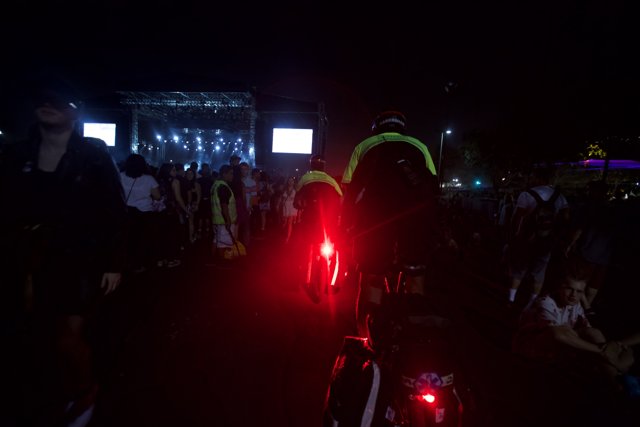 Night Bike Ride with Friends