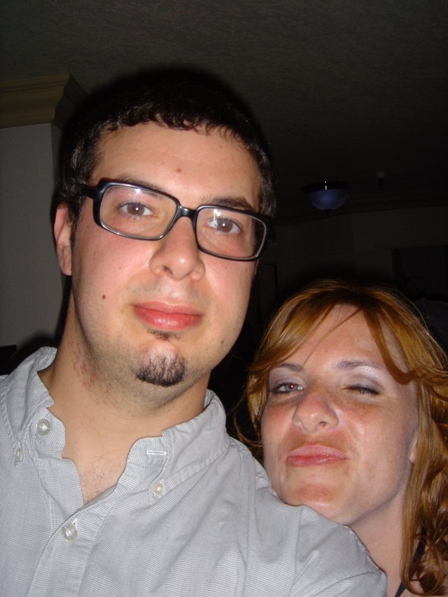 Dave and Penelope Pose for a Late Night Selfie