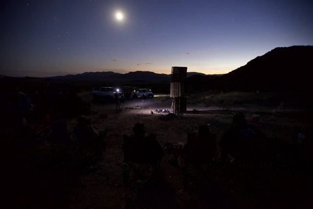 Moonlit Camping