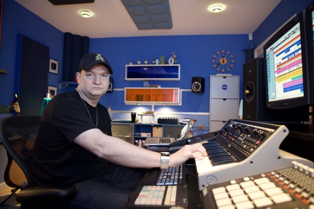 In the studio with DJ Dan Q Uberzone