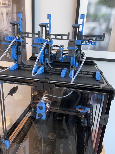 Futuristic 3D Printer in San Francisco Laboratory